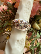 Load image into Gallery viewer, SMOKESHOW BLUSH SAPPHIRE SILVER SIGNET
