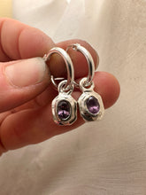 Load image into Gallery viewer, Lilac Portrait Spinel Ear Charms
