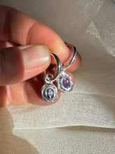 Load image into Gallery viewer, Lilac Portrait Spinel Ear Charms
