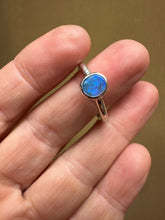 Load image into Gallery viewer, Blue Lagoon Australian Opal ring
