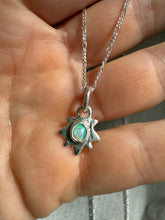 Load image into Gallery viewer, LITTLE STAR SILVER OPAL PENDANT
