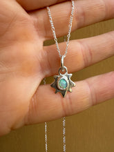 Load image into Gallery viewer, LITTLE STAR SILVER OPAL PENDANT
