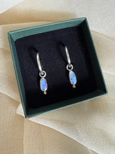 Load image into Gallery viewer, ETHEREAL MIXED METAL BOULDER OPAL HOOPS
