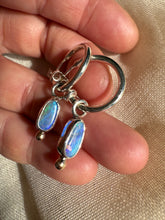 Load image into Gallery viewer, ETHEREAL MIXED METAL BOULDER OPAL HOOPS
