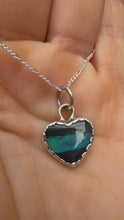 Load and play video in Gallery viewer, HEART SPLICE OPAL PENDANT WITH CHAIN
