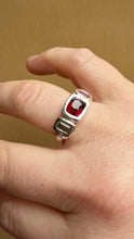 Load and play video in Gallery viewer, Freeze Frame Mixed Gem Sterling Silver Ring
