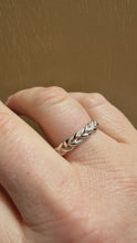 Load and play video in Gallery viewer, Braided Sterling Silver Band
