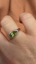 Load and play video in Gallery viewer, Transcend Ring Peridot Sterling Silver
