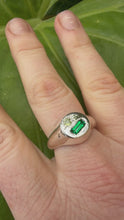 Load and play video in Gallery viewer, CHUNKY SAMPLE SIGNET STERLING SILVER
