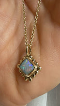 Load and play video in Gallery viewer, RELIC AUSTRALIAN OPAL 9CT GOLD PENDANT
